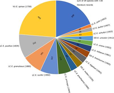 Taxonomic Identification of Two Poorly Known Lantern Shark Species Based on Mitochondrial DNA From Wet-Collection Paratypes
